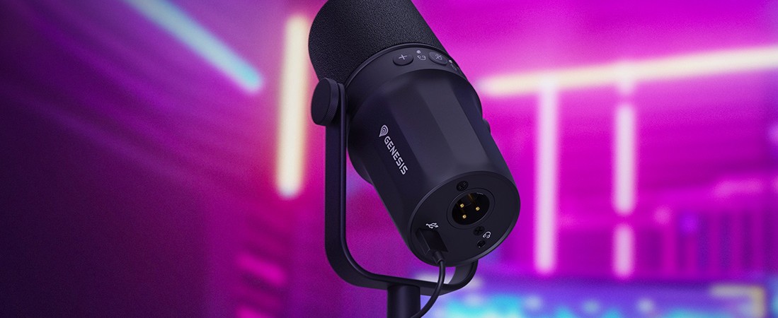 Deine Stimme mit Studio-Präzision. GENESIS Radium 750D Mikrofon Premiere.