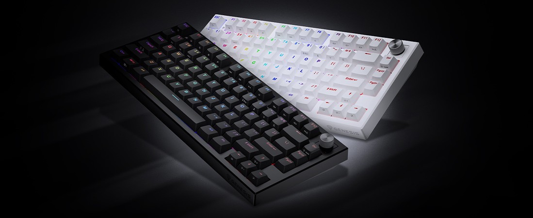 Kompaktes Design, eigens entwickelte Schalter, maximale Kontrolle. GENESIS Thor 404 75 %