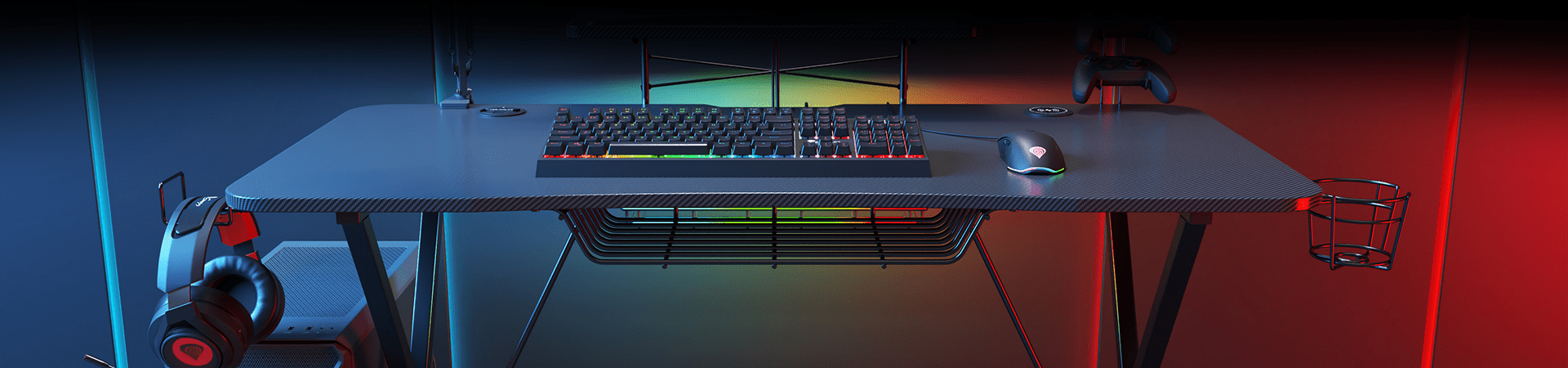 HOLM 300 RGB - PROFESSIONELLER GAMING-TISCH
