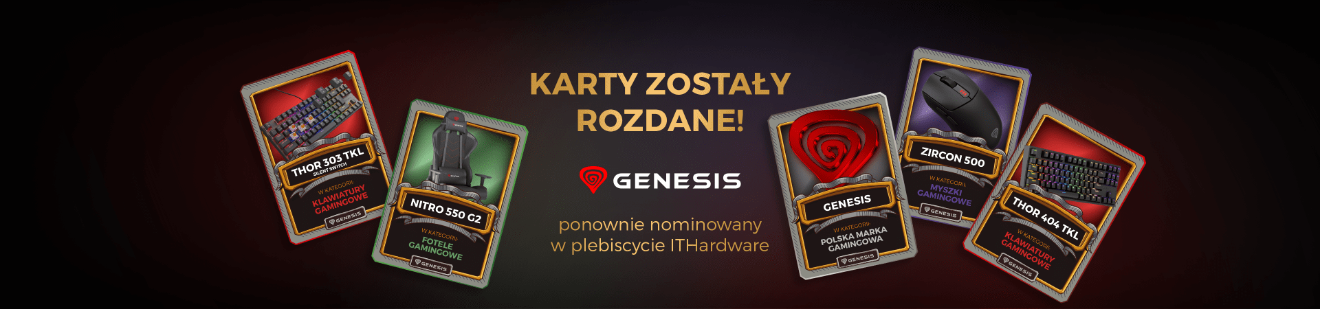 Stimme für GENESIS und gewinne Preise bei der ITHardware-Umfrage!