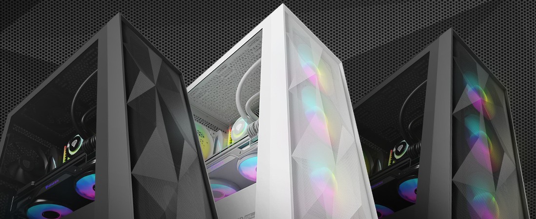 GENESIS Diaxid 605F und 605 ARGB kompakte Computergehäuse jetzt im Angebot