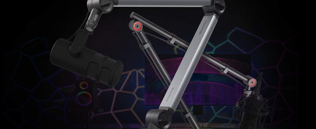 Lerne die brandneuen GENESIS Produkte kennen. Hier sind GENESIS Thulium 700, Thulium 500 und Thulium 100 - unverzichtbare Elemente für die Workstation eines jeden Gamers
