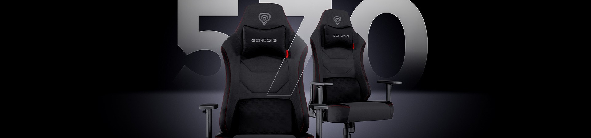 Komfort ohne Grenzen. Entdecke den GENESIS Nitro 570-Stuhl