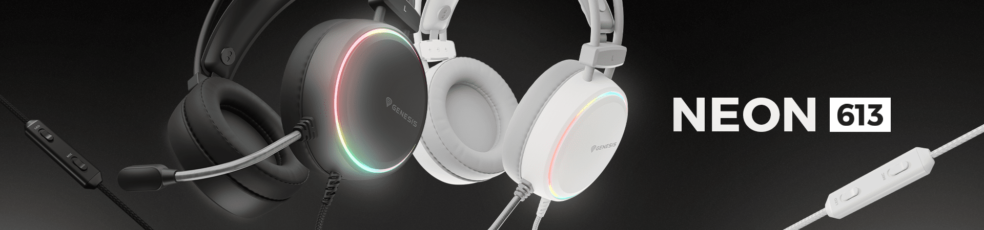 Kontrolliere das Gameplay mit dem brandneuen Genesis Neon 613 Headset!