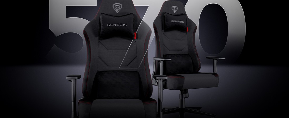 Komfort ohne Grenzen. Entdecke den GENESIS Nitro 570-Stuhl