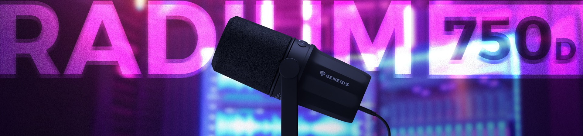 Deine Stimme mit Studio-Präzision. GENESIS Radium 750D Mikrofon Premiere.