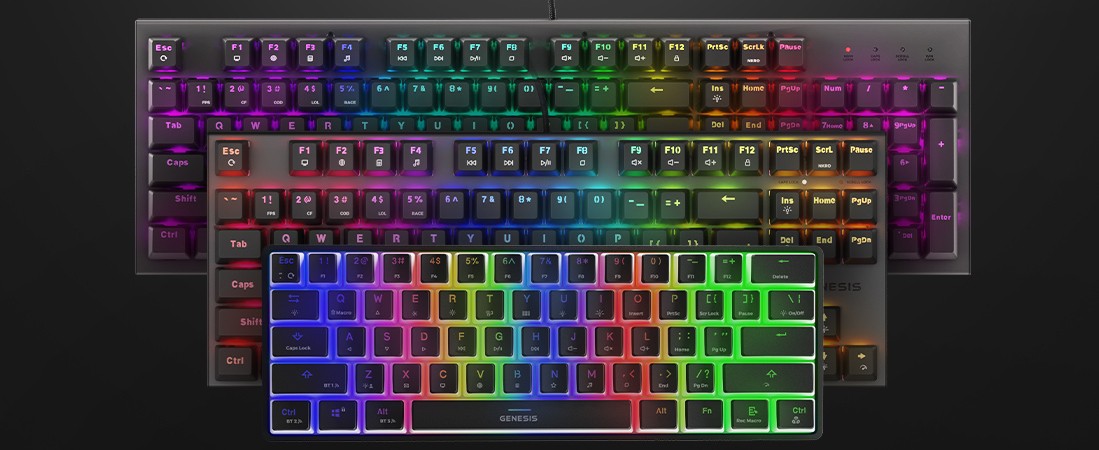 Tastatur für einen Gamer - Full-Size, TKL oder 60%? Lerne die Unterschiede kennen!