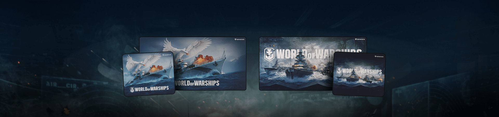 LIMITIERTE SERIE VON UNTERSETZERN DIREKT AUS DER WELT VON WOWS!