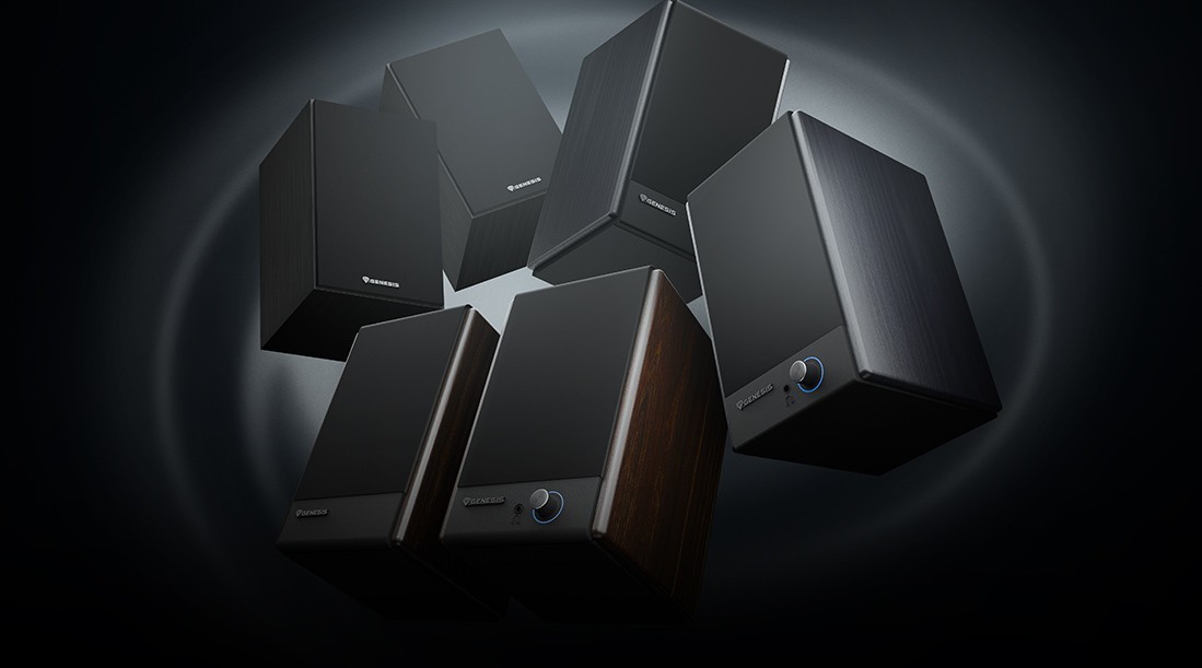 Kraftvoller Klang und volle Kontrolle. Entdecke die neuen GENESIS Arsen 502 BT- und 402 BT-Lautsprecher