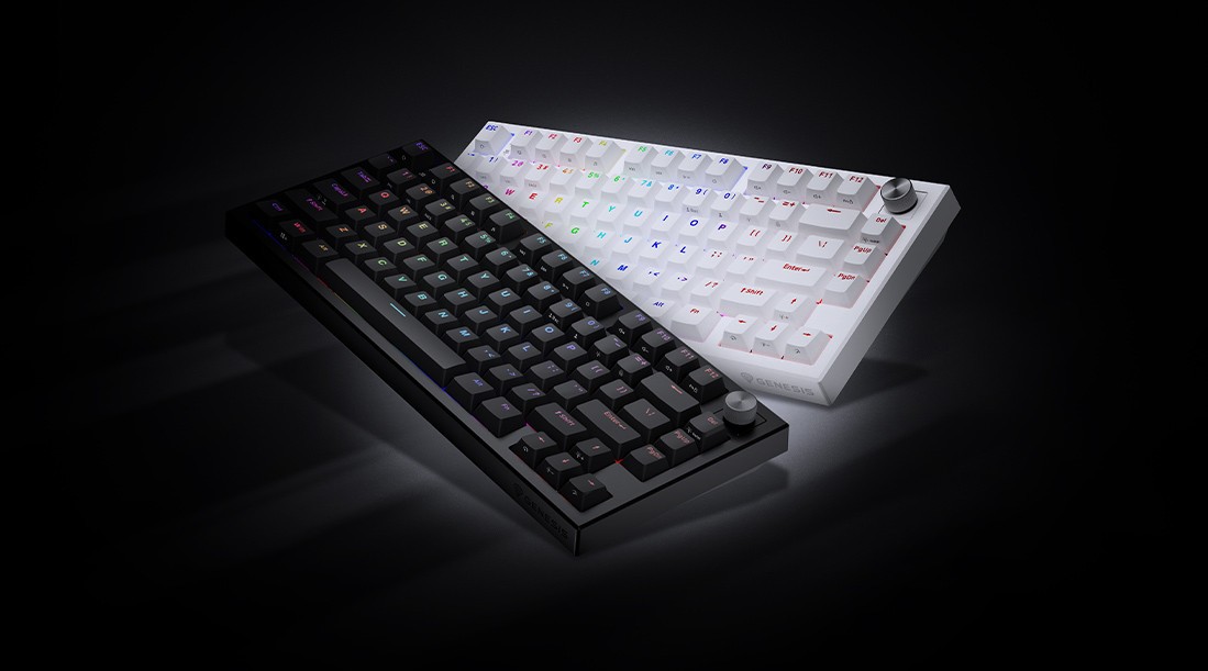 Kompaktes Design, eigens entwickelte Schalter, maximale Kontrolle. GENESIS Thor 404 75 %