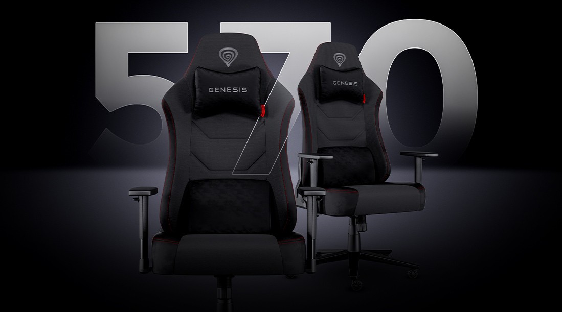 Komfort ohne Grenzen. Entdecke den GENESIS Nitro 570-Stuhl