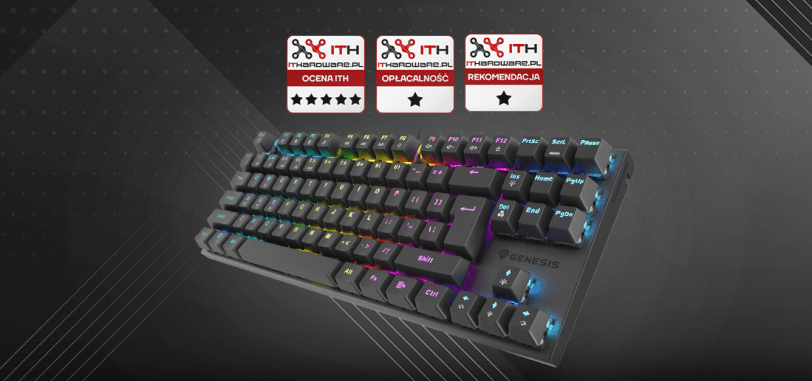 Genesis Thor 303 TKL Black mit 3 Auszeichnungen von IThardware!