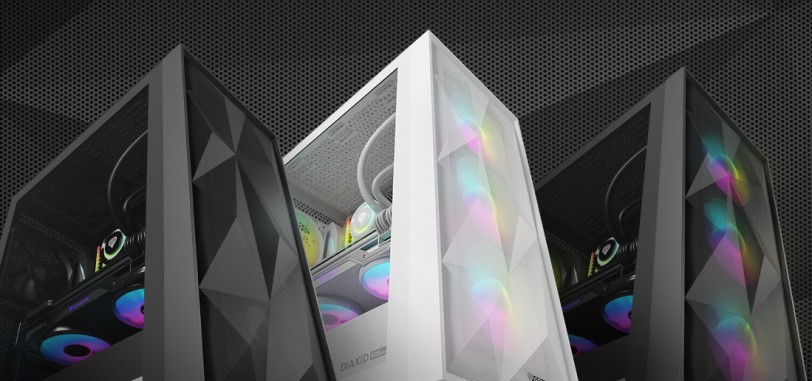 GENESIS Diaxid 605F und 605 ARGB kompakte Computergehäuse jetzt im Angebot