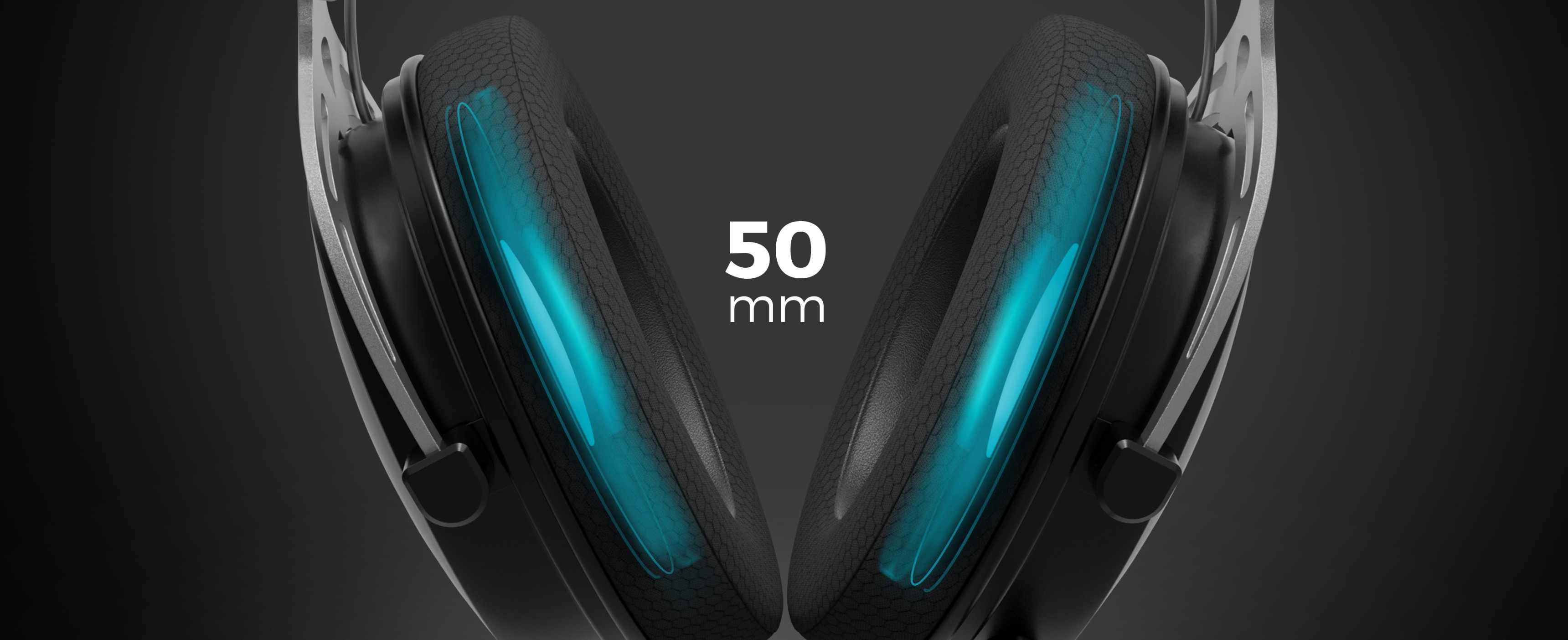 Schwarzer Genesis Toron 531 Over-Ear-Kopfhörer mit Mikrofon, mit 50-mm-Treibern und einem schlanken Design