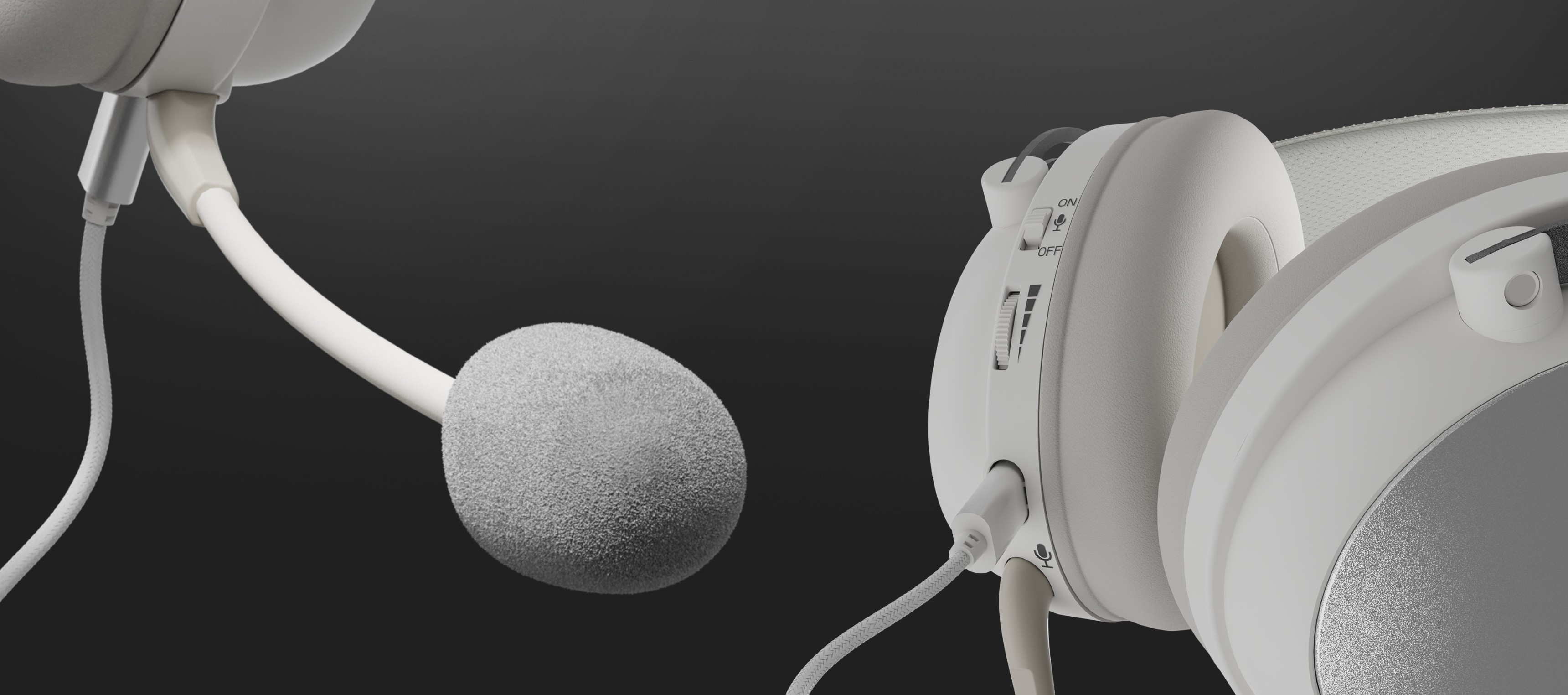 Schwarzer Genesis Toron 301 Over-Ear-Kopfhörer mit Mikrofon, mit schlankem Design und bequemen Ohrpolstern